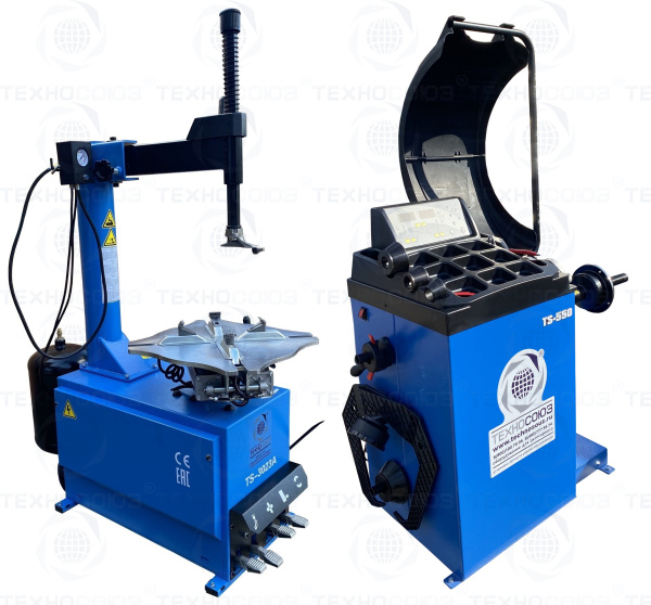 Комплект TS-3023A Станок шиномонтажный + TS-550 Балансировочный станок Комплект TS-3023A Станок шиномонтажный + TS-550 Балансировочный станок